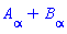 A[alpha]+B[alpha]