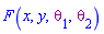 F(x, y, theta[1], theta[2])