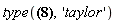 type(series(x/y,y), 'taylor')