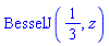 BesselJ(1/3, z)