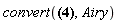 convert(BesselJ(1/3, z), Airy)