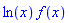 ln(x)*f(x)