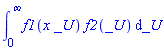 int(f1(x*_U)*f2(_U), _U = 0 .. infinity)