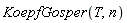 KoepfGosper(T, n)