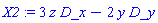 _DG([["vector", M, []], [[[1], 3*z], [[2], -2*y]]])