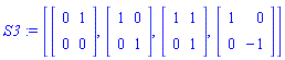 [Matrix(%id = 18446790986273155062), Matrix(%id = 18446790986273155182), Matrix(%id = 18446790986273155302), Matrix(%id = 18446790986273155422)]