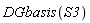 DGbasis(S3)