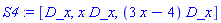 [_DG([["vector", M, []], [[[1], 1]]]), _DG([["vector", M, []], [[[1], x]]]), _DG([["vector", M, []], [[[1], 3*x-4]]])]
