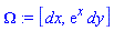 [_DG([["form", M, 1], [[[1], 1]]]), _DG([["form", M, 1], [[[2], exp(x)]]])]