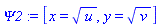 _DG([["transformation", [[N, 0], [M, 0]], [], [Matrix(%id = 18446790986273185054)]], [[u^(1/2), x], [v^(1/2), y]]])
