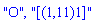 "O", "[(1,11)1]"