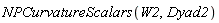NPCurvatureScalars(W2, Dyad2)
