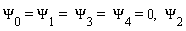 Psi[0] = Psi[1] and Psi[1] = Psi[3] and Psi[3] = Psi[4] and Psi[4] = 0, Psi[2]