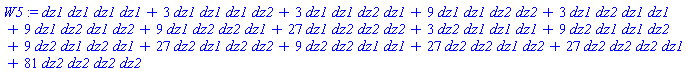 _DG([["tensor", Spin, [["cov_vrt", "cov_vrt", "cov_vrt", "cov_vrt"], []]], [[[5, 5, 5, 5], 1], [[5, 5, 5, 6], 3], [[5, 5, 6, 5], 3], [[5, 5, 6, 6], 9], [[5, 6, 5, 5], 3], [[5, 6, 5, 6], 9], [[5, 6, 6, 5], 9], [[5, 6, 6, 6], 27], [[6, 5, 5, 5], 3], [[6, 5, 5, 6], 9], [[6, 5, 6, 5], 9], [[6, 5, 6, 6], 27], [[6, 6, 5, 5], 9], [[6, 6, 5, 6], 27], [[6, 6, 6, 5], 27], [[6, 6, 6, 6], 81]]])