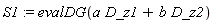 S1 := evalDG(a*D_z1+b*D_z2)
