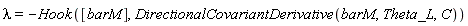lambda = -Hook([barM], DirectionalCovariantDerivative(barM, Theta_L, C))