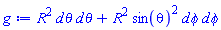 _DG([["tensor", M, [["cov_bas", "cov_bas"], []]], [[[1, 1], R^2], [[2, 2], R^2*sin(theta)^2]]])