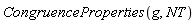 CongruenceProperties(g, NT)