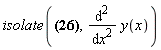 isolate(ln(`y'`)+ln(`y''`)+_C1 = 0, diff(y(x), x, x))