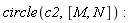 circle(c2, [M, N])