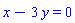 x-3*y = 0