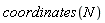 coordinates(N)