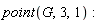 point(G, 3, 1)