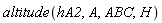 altitude(hA2, A, ABC, H)