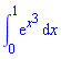 int(exp(x^3), x = 0 .. 1)