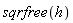 sqrfree(h)