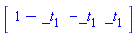 vector([1-_t[1], -_t[1], _t[1]])