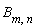 B[m, n]