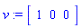 v := vector([1, 0, 0])