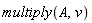 multiply(A, v)