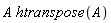 A*htranspose(A)