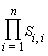 product(S[i, i], i = 1 .. n)