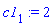c1[1] := 2