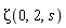 Zeta(0, 2, s)