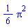 (1/6)*Pi^2