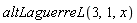 altLaguerreL(3, 1, x)