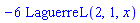 -6*LaguerreL(2, 1, x)