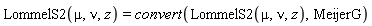 LommelS2(mu, nu, z) = convert(LommelS2(mu, nu, z), MeijerG)