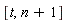[t, n+1]