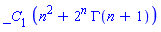 _C[1]*(n^2+2^n*GAMMA(n+1))