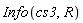 Info(cs3, R)