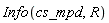 Info(cs_mpd, R)