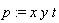 p := x*y*t