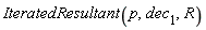 IteratedResultant(p, dec[1], R)