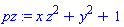 x*z^2+y^2+1