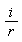 i/r
